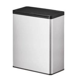 EKO Кош за разделно събиране ESSENTIAL TOUCH - 2 х 20 л - хром мат