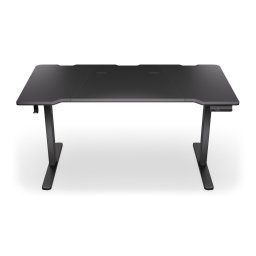 Гейминг бюро Endorfy Atlas L Electric, МДФ, 150 x 78 cm, до 80 кг. натоварване, поставка за слушалки, електрическо управление на височина, черно