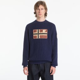 Пуловер Napapijri Archive Knit Jumper Blu Marine L