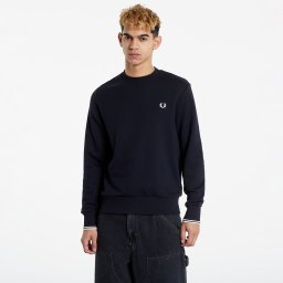 Суитшърт FRED PERRY Crewneck Sweatshirt Navy XL