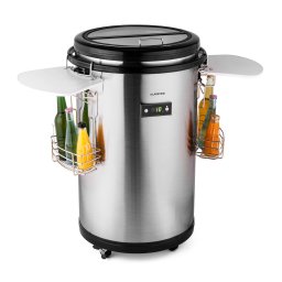 Klarstein Mr. Barbot, 50 л, F, бар хладилник, неръждаема стомана (ICE4-MR.-Barbot)