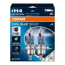 OSRAM COOL BLUE BOOST 2HB H4 100/90W 5500K