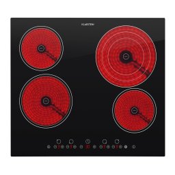 Klarstein VIRTUOSA керамичен стъклен котлон вграден в печката 6500W 59х52см (CP4-Virtuosa-65004C)