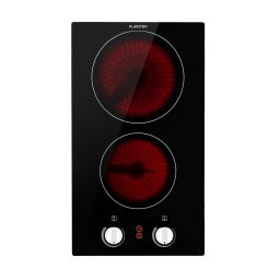 Klarstein EasyCook Domino, керамичен плот, 3000 W, въртящо се копче, черно (TK15-EasyCook-D)