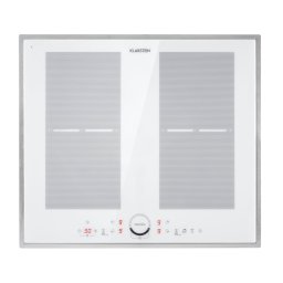 Klarstein Delicatessa 60 Prime, индукционен плот, 4 зони, 7000 W, таймер, бял (CP4-Delicatessa60-WS)