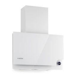Klarstein Amelia, абсорбатор, 123 W, 60 x 47 x 23,5 см, LED сензорно въртящо се управление, бял (CGCH6-Amelia-60Wht)