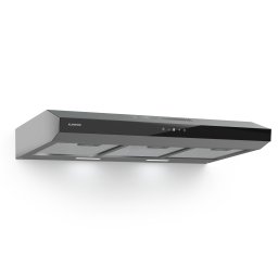 Klarstein Contempo Neo, аспиратор, под шкаф, рециркулация, 175 м³/ч, SenseControl, интегрирано сензорно управление, неръждаема стомана / акрилно стъкло (DSM-Contem.Neo 90Si)