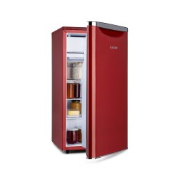 Klarstein Yummy, хладилник с фризерно отделение, F, 90 литра, 42 dB (HEA19-Yummy-90-red)