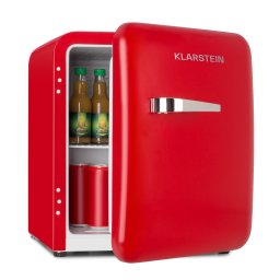Klarstein Audrey Mini, ретро хладилник, 48 литра, 2 нива, енергиен клас F (HEA13-Audrey-Mini-r)