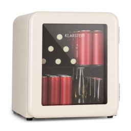 Klarstein PopLife 48, охладител за напитки, охладител, 0-10°C, ретро дизайн (HEA13-PopLife-48-cr)