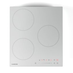 Klarstein Delicatessa Индукционен плот, 45 см, 6600 W, 3 нагреваеми плочи, Slider-Control, Boost (CP4-KL-DLT-45-Wh)