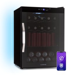 Klarstein Coachella 60 Smart охладител, Wifi, LED, 3 полици, Подсветка, EEK E (HEA-Coachella60-OX-E)