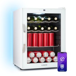 Klarstein Coachella 60 Smart охладител, Wifi, LED, 3 полици, Подсветка, EEK E (HEA-Coachella 60-whE)