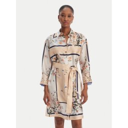 Liu Jo Рокля тип риза WA6507 T2555 Бежов Regular Fit