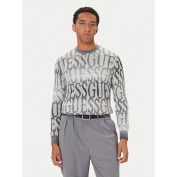 Guess Пуловер M5BR24 Z0500 Сив Regular Fit