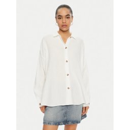Roxy Риза Morning Time ERJWT03613 Бял Regular Fit