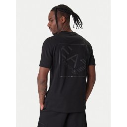EA7 Emporio Armani Тишърт 7M001487 AF17789 UC001 Черен Regular Fit