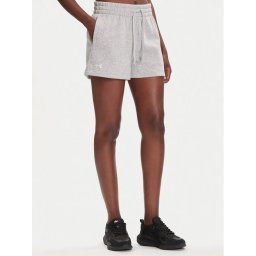 Under Armour Спортни шорти Rival Fleece Short 1382723-011 Сив Loose Fit