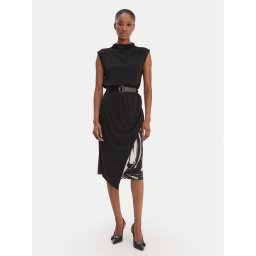 DKNY Ежедневна рокля DD5J2P42 Черен Regular Fit