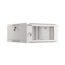 Lanberg rack cabinet 19" wall-mounted 4U 600 fast assembly (flat pack) grey