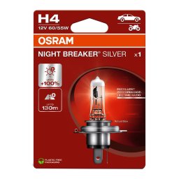 OSRAM NIGHT BREAKER SILVER 1BL H4 60/55W 3200K