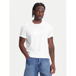 Gap Тишърт 782369-01 Бял Regular Fit