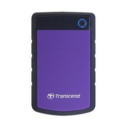 Transcend StoreJet H3 1TB - Външен твърд диск USB 3.1, Anti-Shock - Лилав