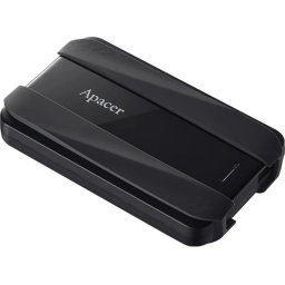 Външен твърд диск Apacer AC533 4TB USB 3.2, 2.5", Гумени уплътнения, 374g - Черен