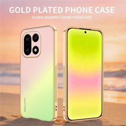 Силиконов кейс със стъклен гръб марка SINGIUZOO за OnePlus 15 - розов градиент