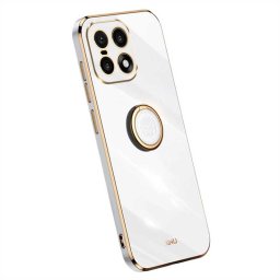 Силиконов гръб със стойка тип пръстен марка XINLI за OnePlus 15 - бял