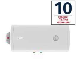 Бойлер Tedan Classic INOX 80 литра, хоризонтален, неръждаем, ел. изводи отляво, тръби отдолу, 3 kW