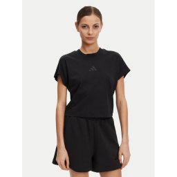 adidas Тишърт ALL SZN JJ1235 Черен Regular Fit