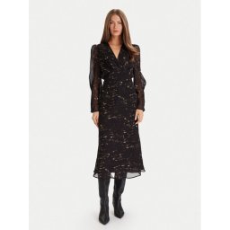 Morgan Коктейлна рокля 252-ROOD.F Черен Regular Fit