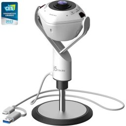 Камера за видеоконференции, j5create JVU368,360°,Full HD 1080p,USB™ UVC/UAC plug-and-play,HDR,AI функция