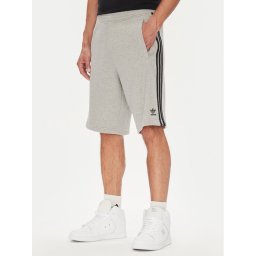 adidas Спортни шорти adicolor 3-Stripes JY1381 Сив Regular Fit