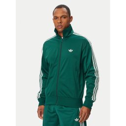 adidas Суитшърт Firebird KD8314 Зелен Loose Fit