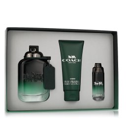 Coach Green комплект за мъже Eau de Toilette 100 ml + Eau de Toilette 15 ml + Душ гел 100 ml
