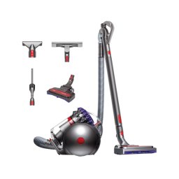 Прахосмукачка без торба Dyson Big Ball Parquet 2 228566-01, 600 W, 2-степенна технология Radial Root Cyclone, Технология Big Ball, 35 циклона, 4 аксесоара, Сив