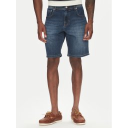 Hechter Paris Дънкови шорти 26655 151362 Тъмносин Regular Fit
