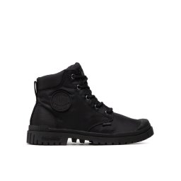 Palladium Туристически oбувки Pampa Sp20 Cuff Wp+ 76835-008-M Черен