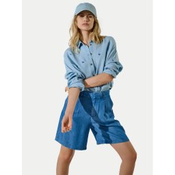 ONLY Шорти от плат Charis 15337935 Син Loose Fit