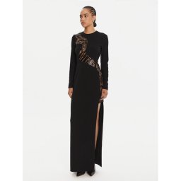 Just Cavalli Официална рокля 79PAO919 N0587 Черен Regular Fit