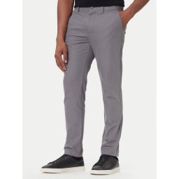 BOSS Чино панталони P-Kaiton1 50543945 Сив Slim Fit