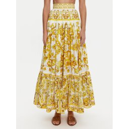 Dolce&Gabbana Макси пола F4CX0T HH5A5 Жълт Regular Fit