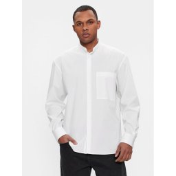 Calvin Klein Риза Modern K10K111736 Бял Slim Fit