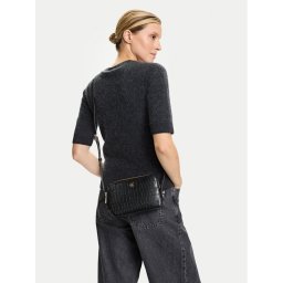 Calvin Klein Дамска чанта Ck Croc Camera Bag LV04F3285G Черен