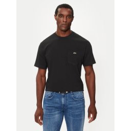 Lacoste Тишърт TH2827 Черен Regular Fit