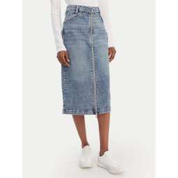 Calvin Klein Jeans Дънкова пола LV047E710G Син Regular Fit
