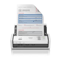 Brother ADS-1300 - Преносим скенер A4 Duplex, 30ppm, ADF - Бял/Черен