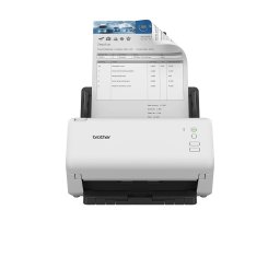 Brother ADS-4100 - Офис скенер A4 Duplex, 35ppm, 60-листов ADF - Бял/Черен
